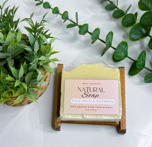 Rice milk soap