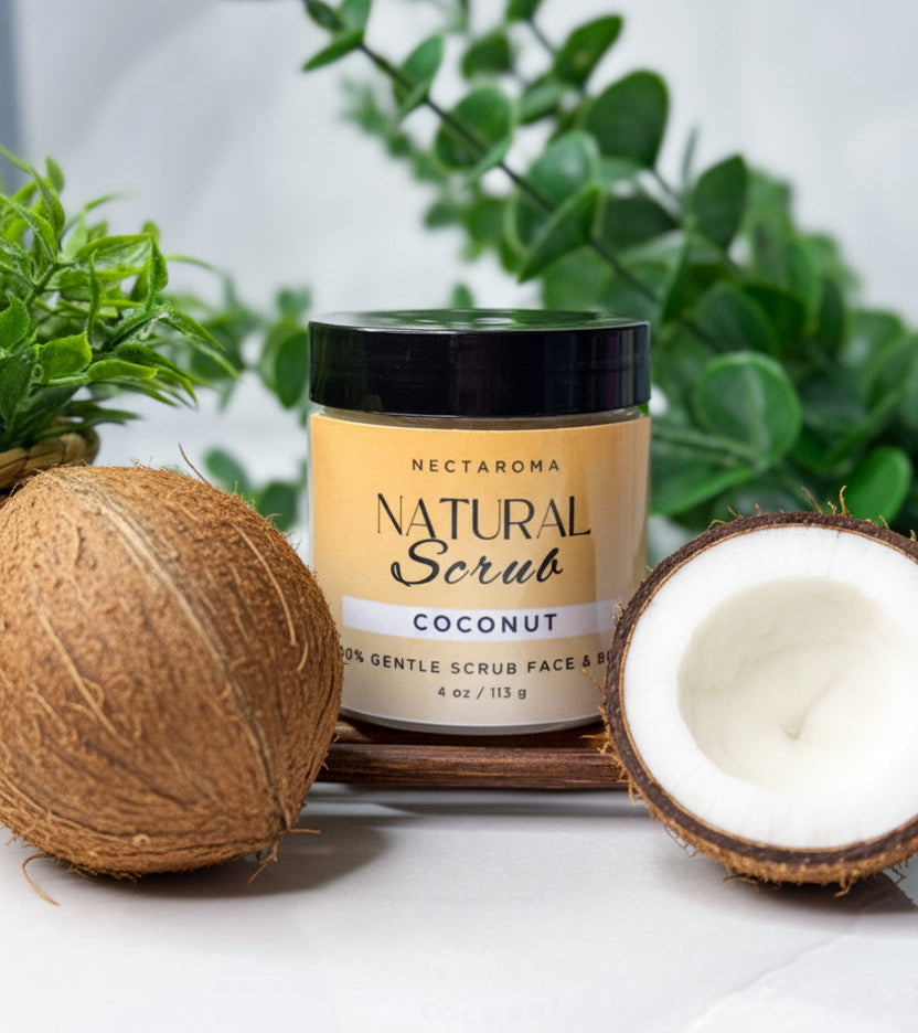Coconut gentle scrub
