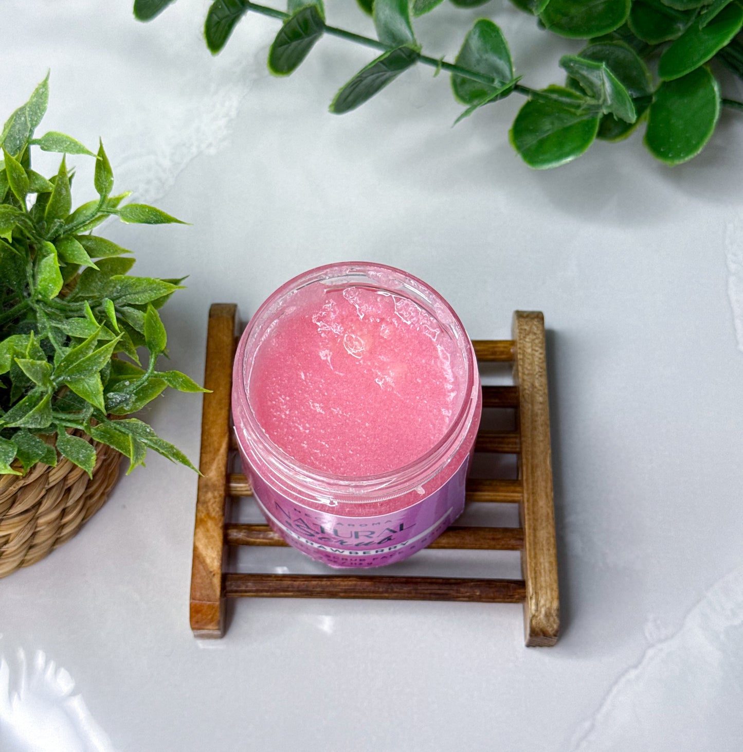 Strawberry gentle scrub